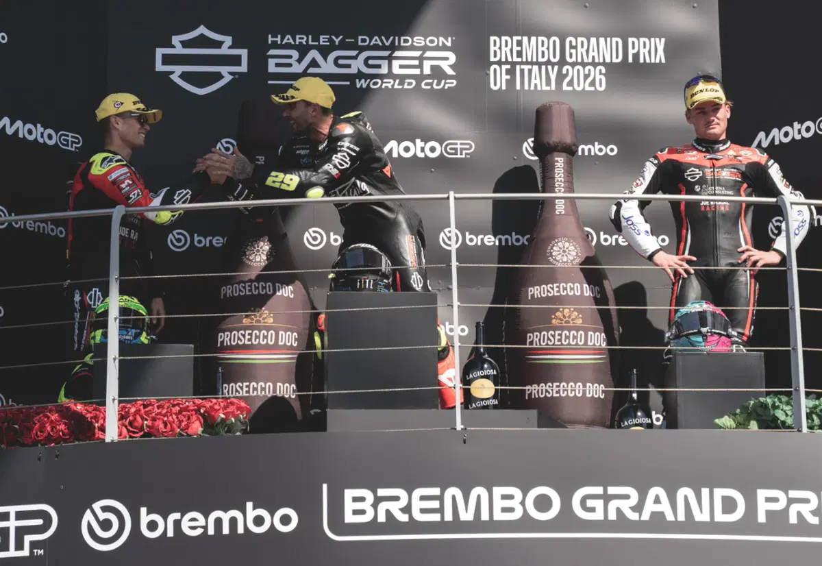 La prima europea della H-D Bagger World Cup. Gutierrez e Iannone. È il delirio [VIDEO] (19)