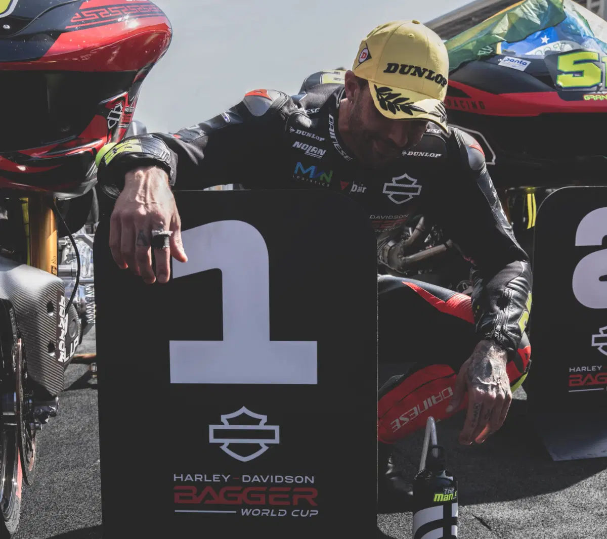 La prima europea della H-D Bagger World Cup. Gutierrez e Iannone. È il delirio [VIDEO] (20)