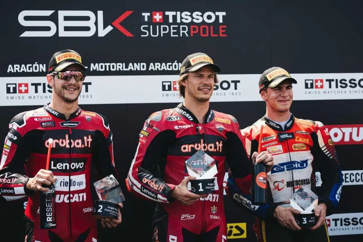 SBK 2026. GP d’Aragona. Nicolò Bulega in pole position al Motorland (17)