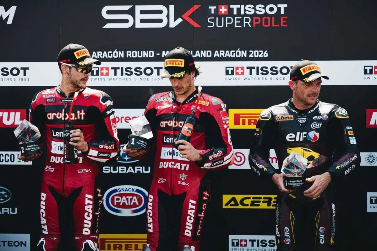 SBK 2026. GP d’Aragona. Nicolò Bulega in pole position al Motorland (3)