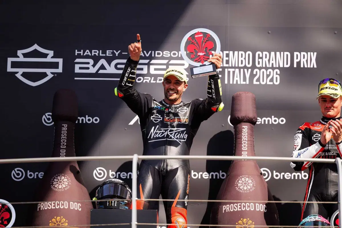 La prima europea della H-D Bagger World Cup. Gutierrez e Iannone. È il delirio [VIDEO] (5)