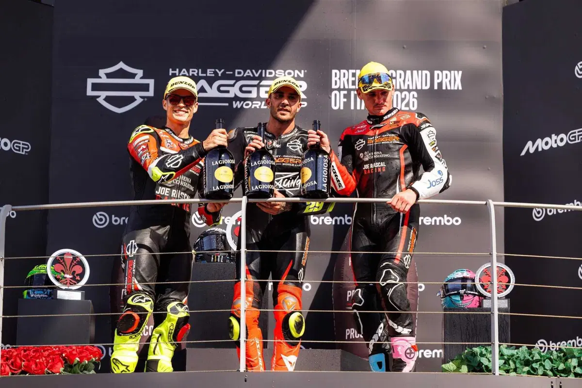 La prima europea della H-D Bagger World Cup. Gutierrez e Iannone. È il delirio [VIDEO]
