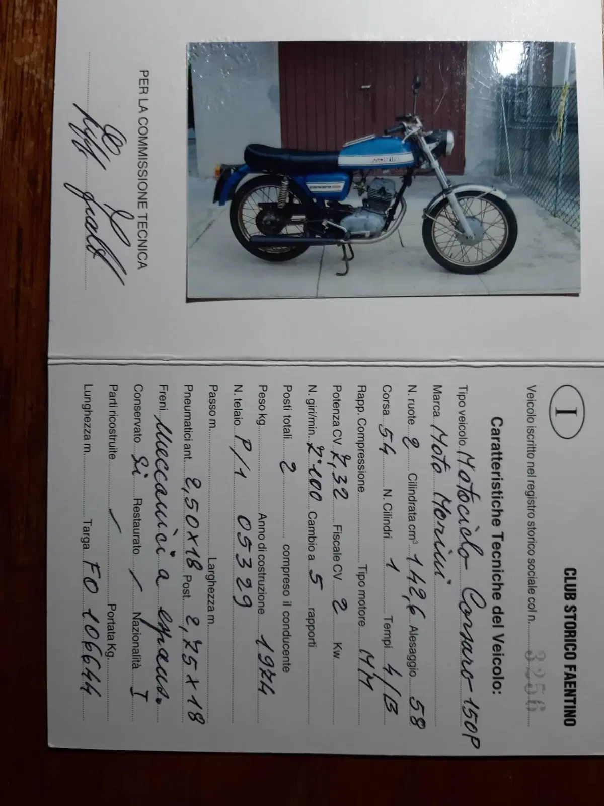 Moto Morini morini corsaro 150 P (3)