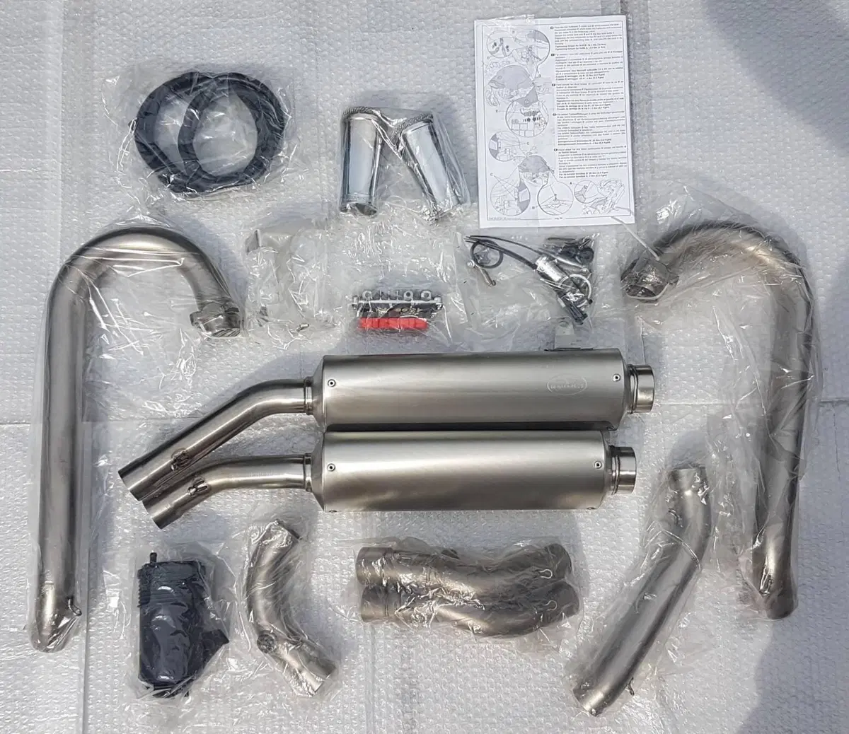SCARICO COMPLETO RACING STEP 1 NUOVO MOTO GUZZI SP Lafranconi (2)