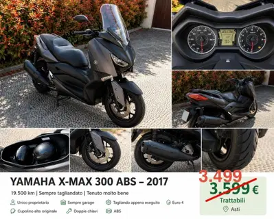 Yamaha X-Max 300 ABS (2017 - 20) usata
