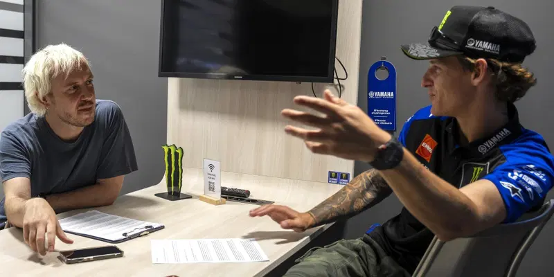 Un momento dell'intervista