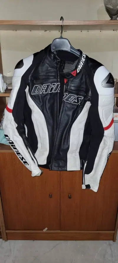 GIACCA IN PELLE DAINESE RACING 5 - TG 46