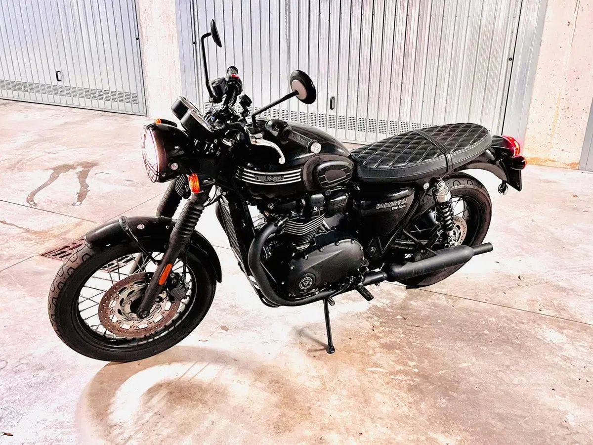 Triumph Bonneville T100 Black (2017 - 20) (2)
