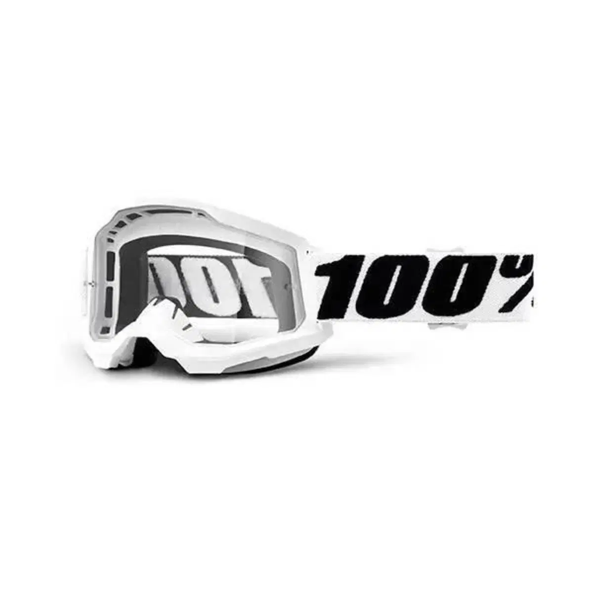 Maschera 100% Strata 2 Everest Bianco Lente Traspa 100 %
