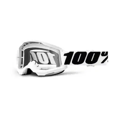 Maschera 100% Strata 2 Everest Bianco Lente Traspa 100 %