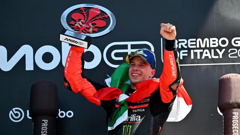 MotoGP 2026. Bezzecchi vince al Mugello con Aprilia ed entra nella storia: &egrave; il sesto italiano