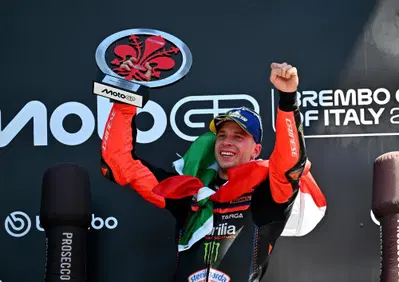 MotoGP 2026. Bezzecchi vince al Mugello con Aprilia ed entra nella storia: è il sesto italiano