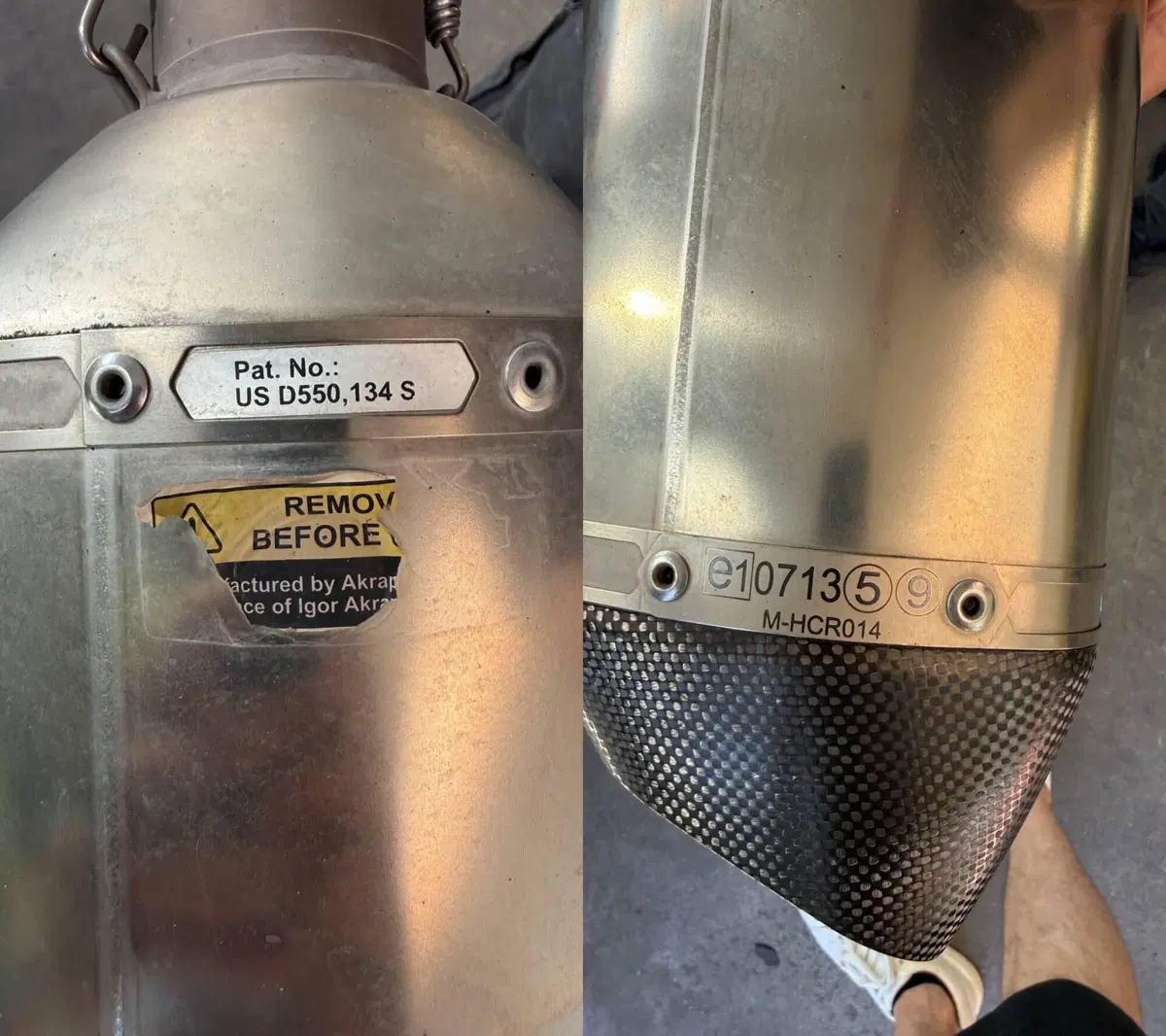 Scarico completo omologato Akrapovic Yamaha TMAX 5 (6)