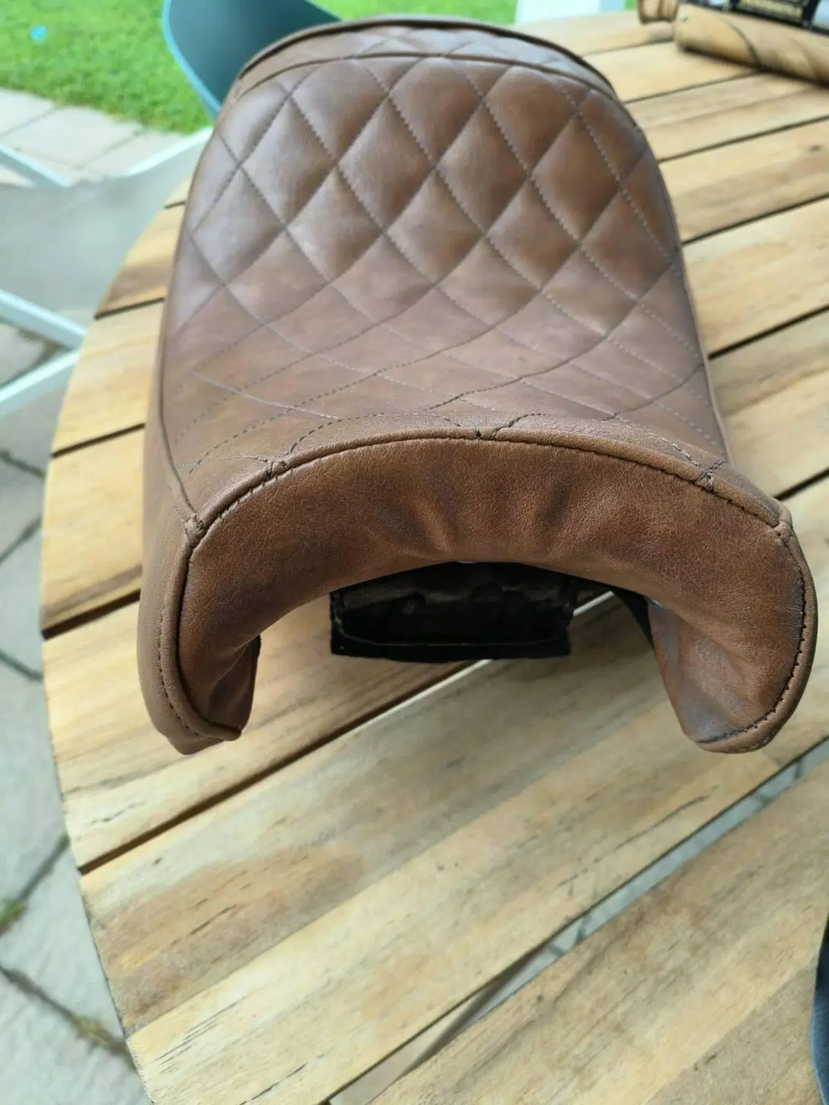 Sella cuoio Sahara Seats (con schiuma maggiorata) Sahara Seats per Triumph (10)
