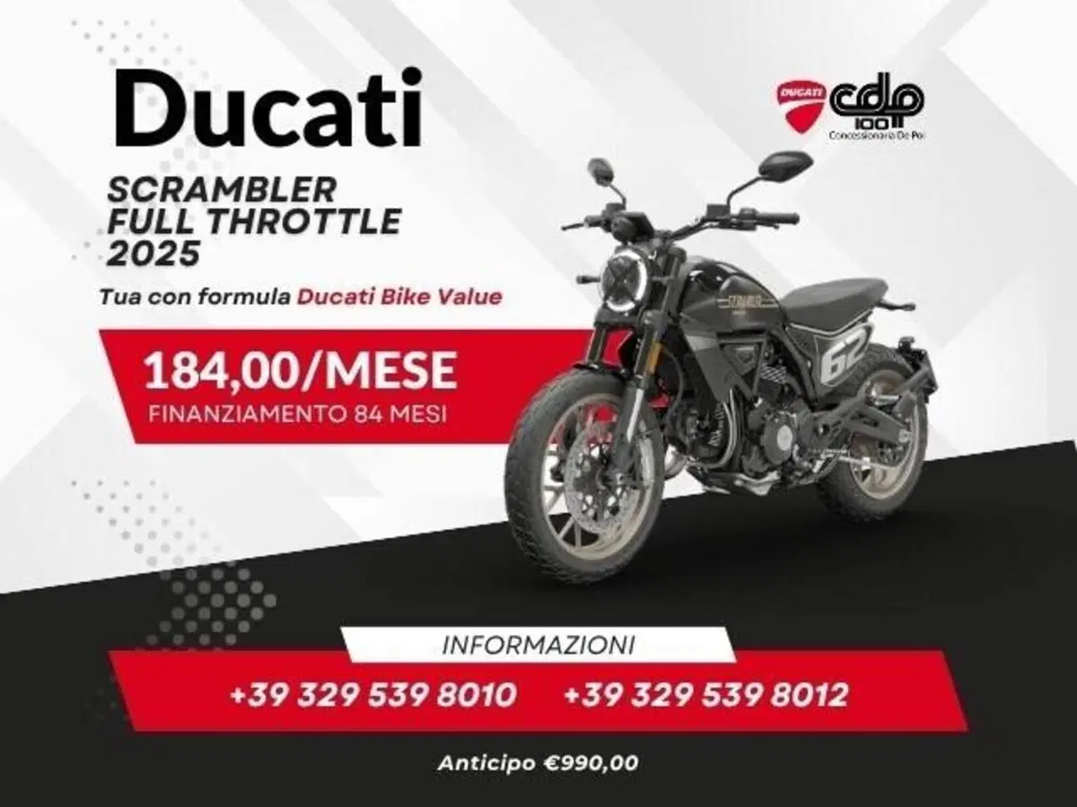 Ducati Scrambler 800 Full Throttle (2025 - 26)