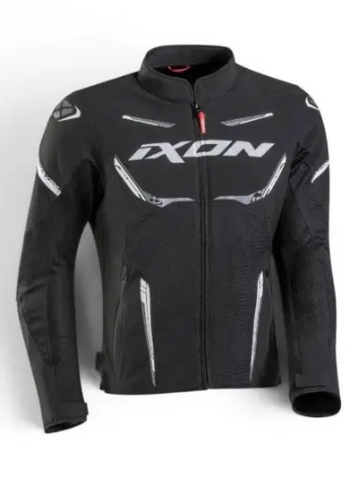 Giubbotto IXON Striker Air nero bianco