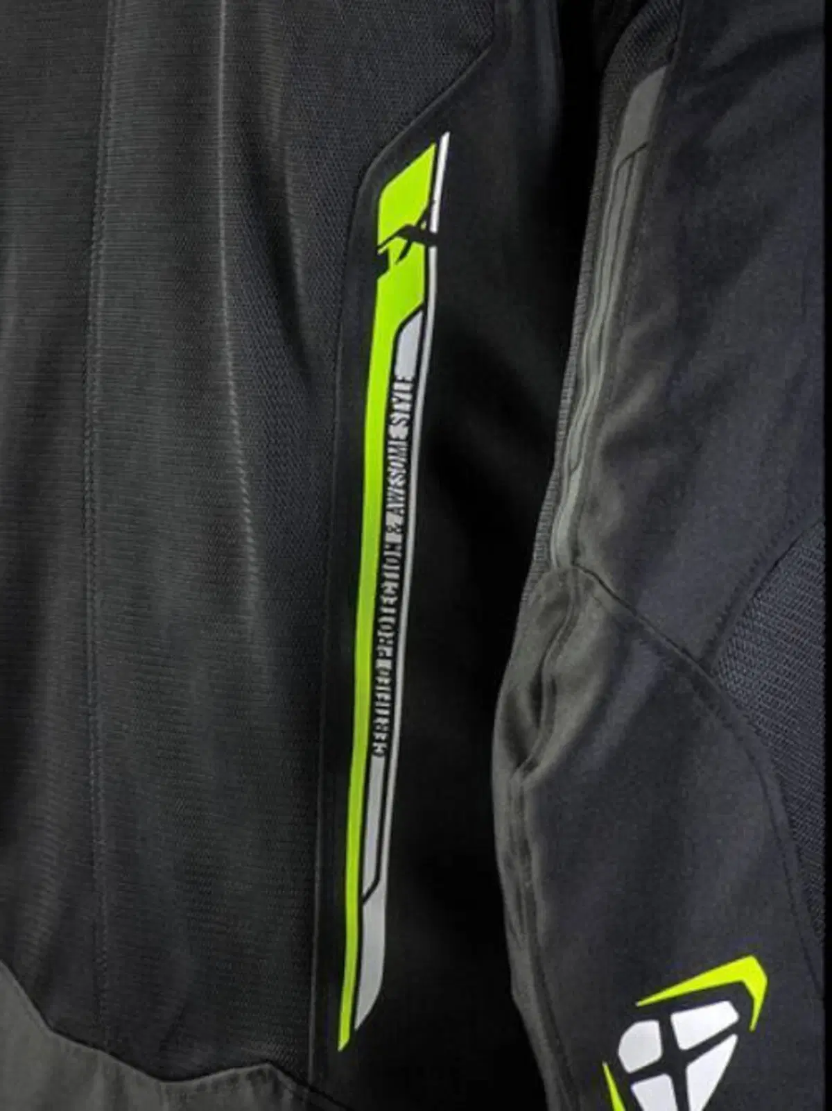 Giubbotto IXON mod. Striker Air nero giallo fluo (3)