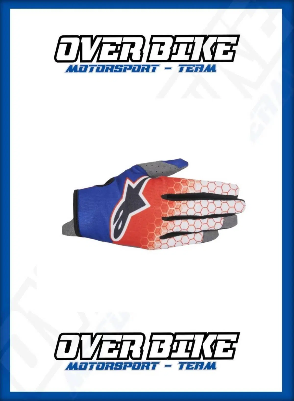 Guanti Alpinestars Radar Tracker L Red Blue White