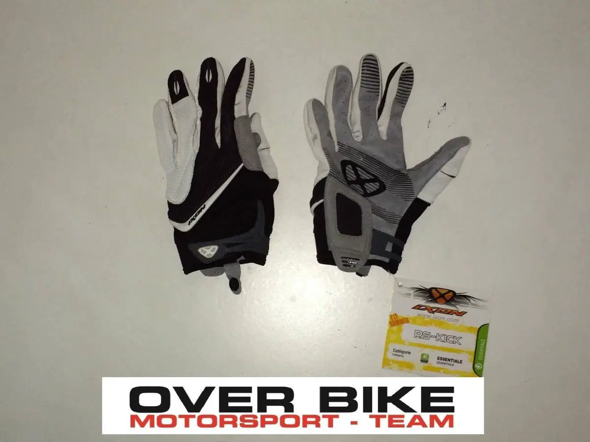 Guanti Ixon RS-Kick Nero Bianco Taglia M