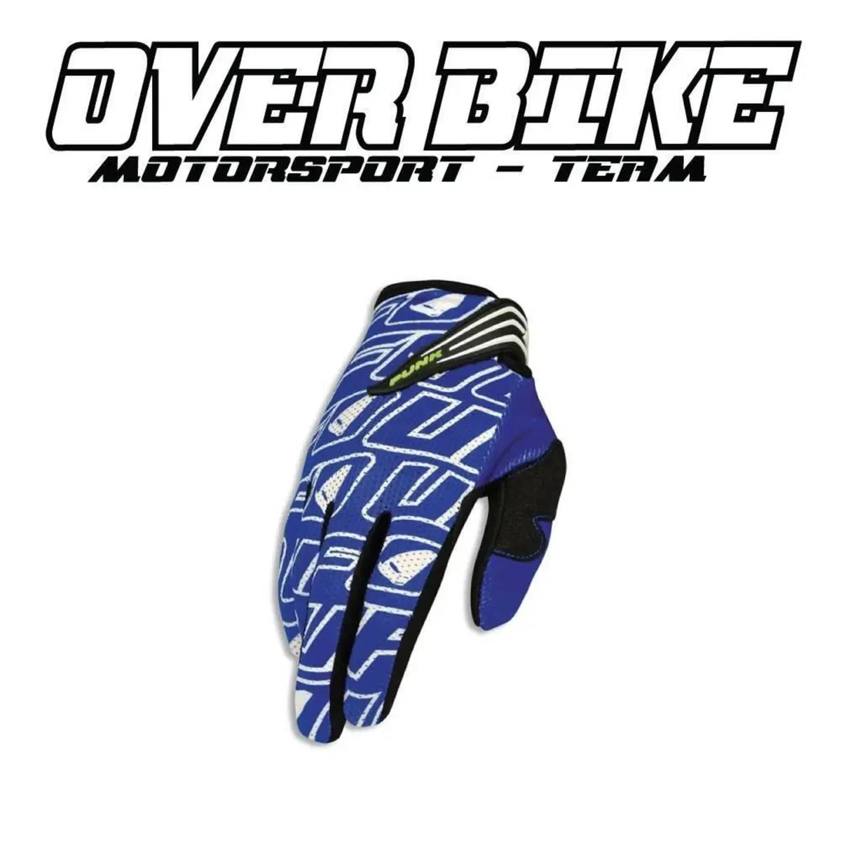 Guanti Ufo Plast Punk L Blu Bianco