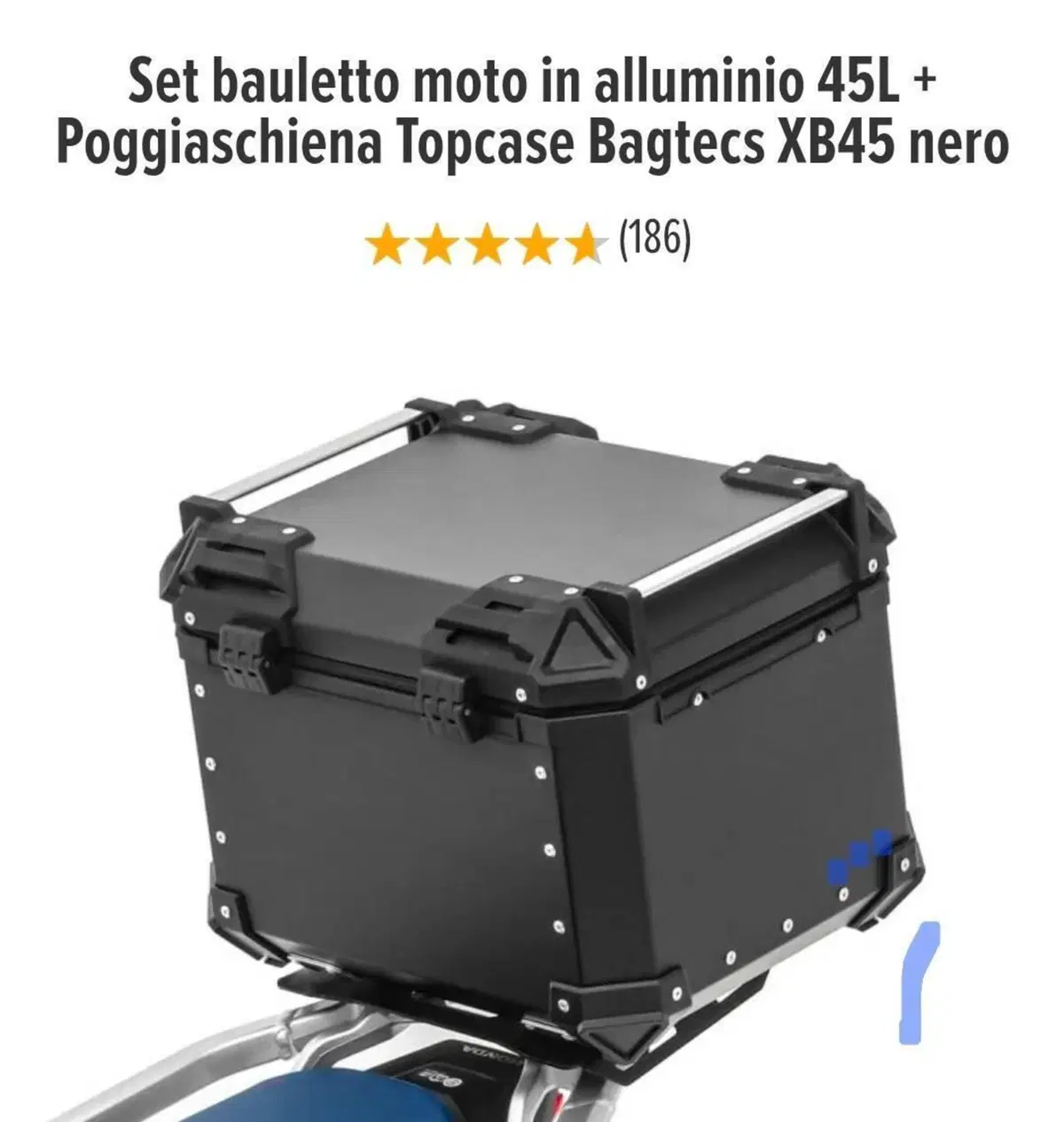 Bauletto universale, montato su Yamaha Tenerè 700 (7)