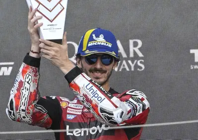 MotoGP 2026. GP di Ungheria a Balaton. Pecco Bagnaia, terzo: Piste così sono un mio limite, devo fare uno step per il futuro dato che avremo Adelaide e Buenos Aires