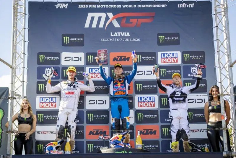 Il podio della MXGP