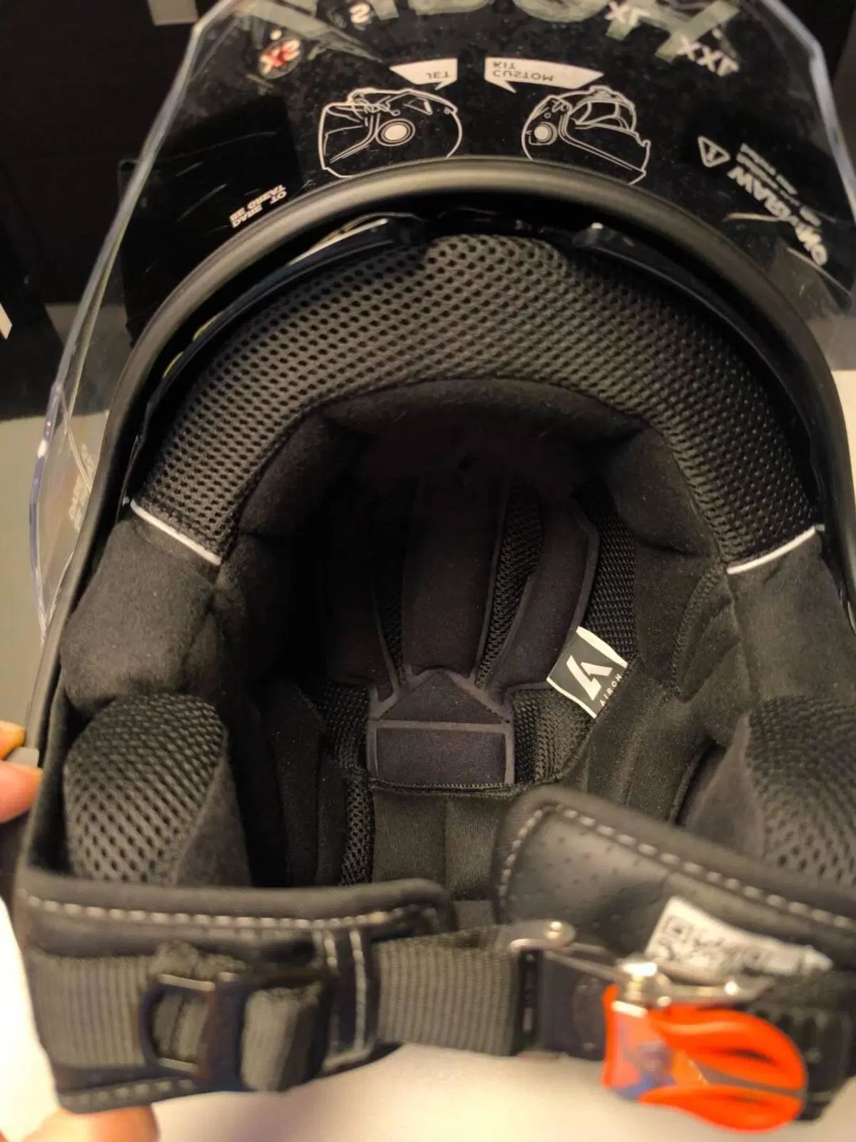 Casco demi jet Airoh Helyos nero xs (9)