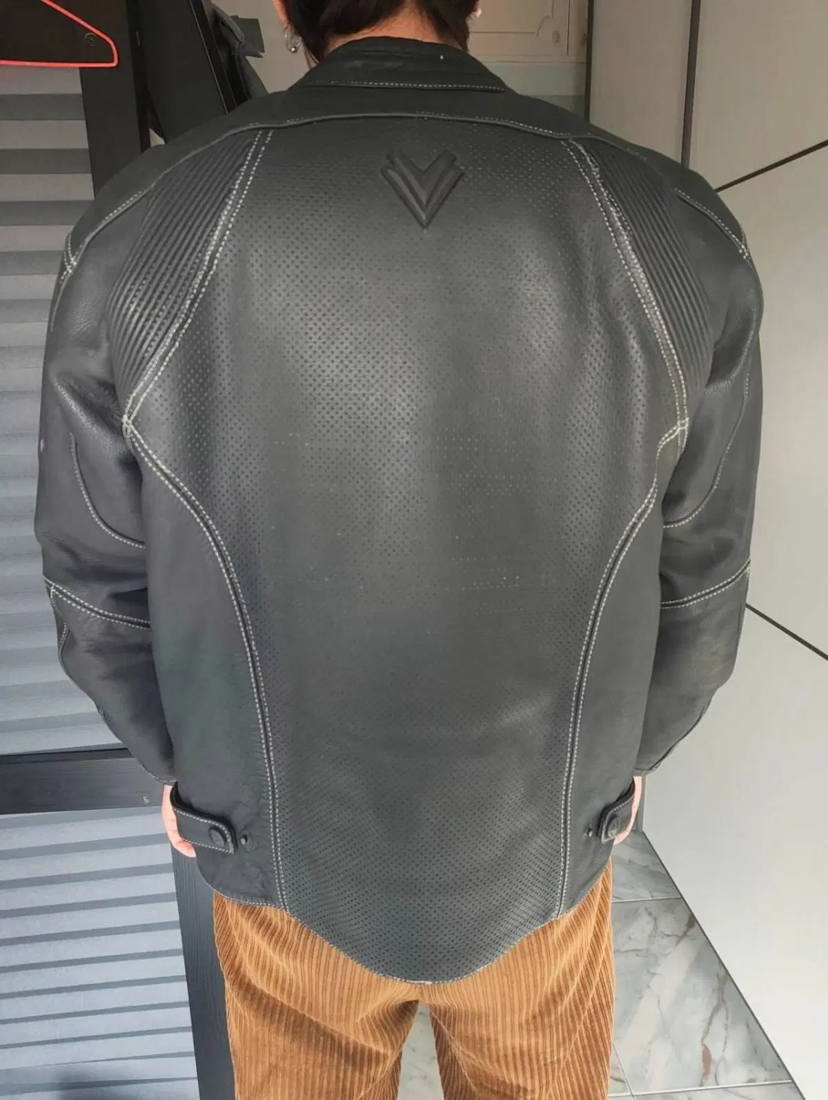 GIACCA in PELLE (stile cafè racer) Frank Thomas (9)
