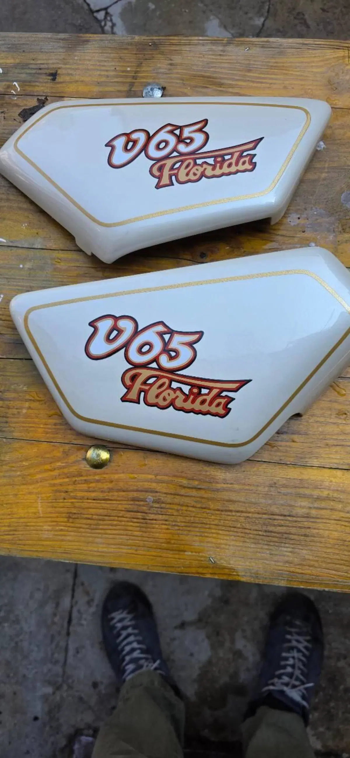 FIANCHETTI COPRI BATTERIA GUZZI FLORIDA Moto Guzzi