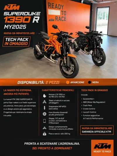 KTM 1390 Super Duke R (2024 - 26) nuova
