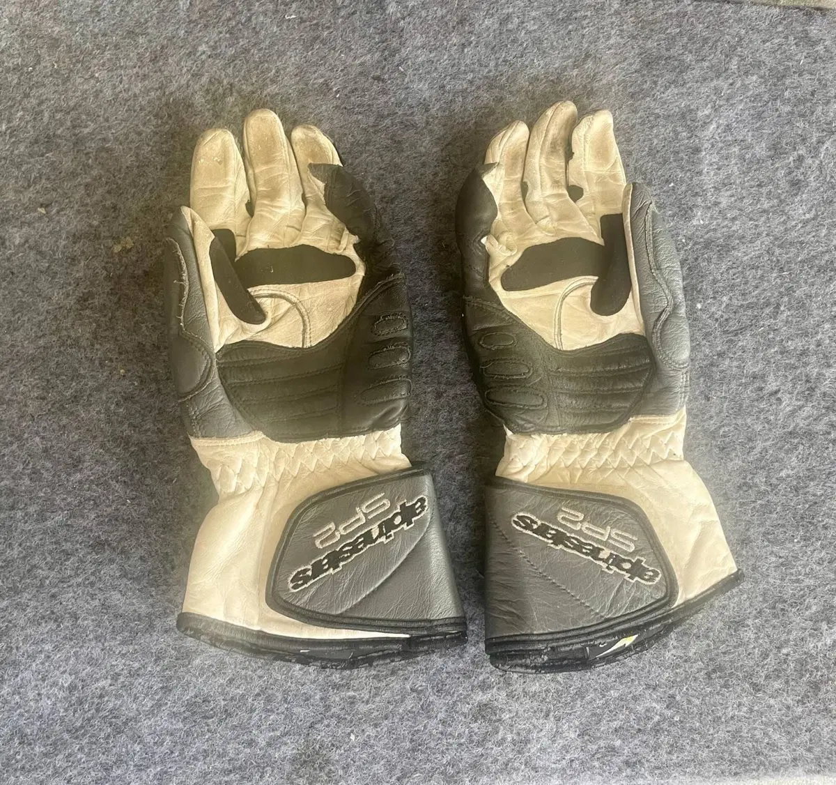 Guanti Alpinestars SP-2 Taglia S Bianco Grigio Ner (2)