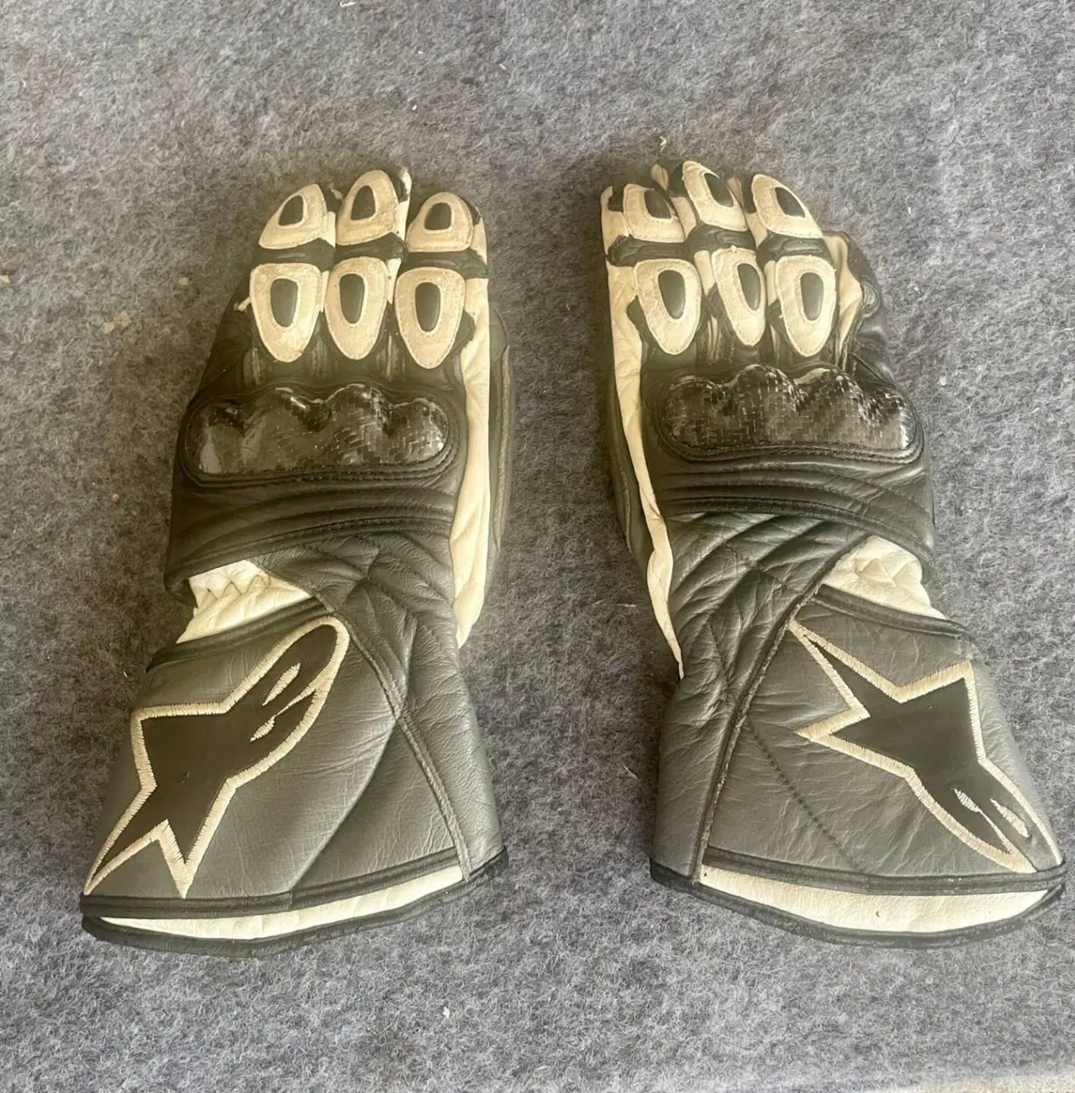Guanti Alpinestars SP-2 Taglia S Bianco Grigio Ner