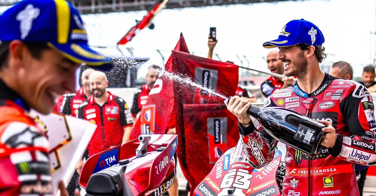 MotoGP 2026. GP di Ungheria a Balaton. Pecco Bagnaia: "Non giocherei mai a poker con Marc Marquez"