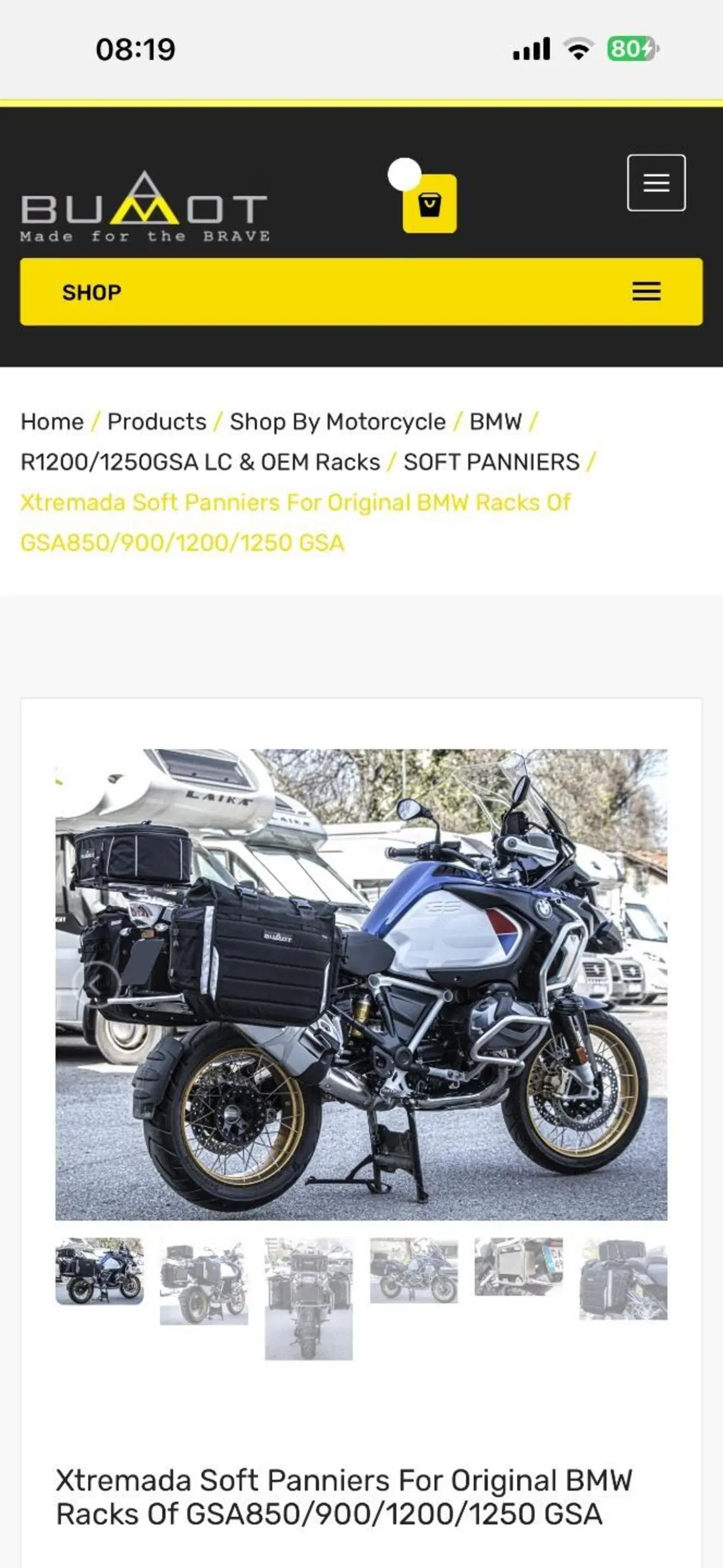 Borse laterali morbide BUMOT Xtremada 80L per BMW (7)