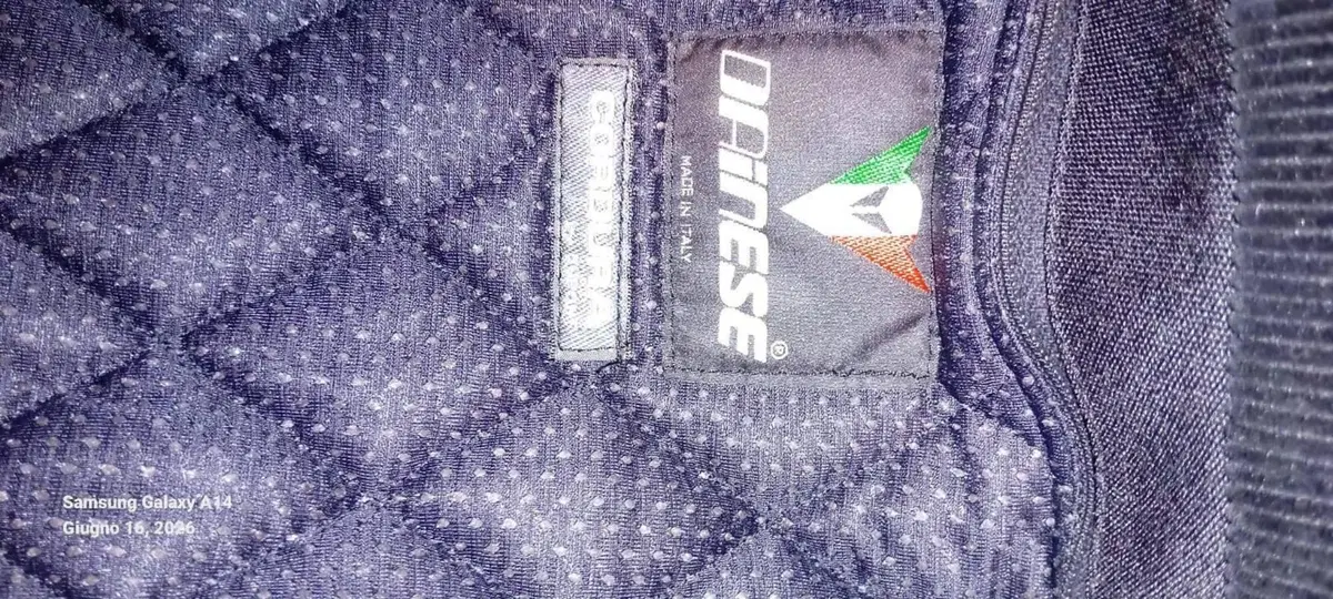 Giacca Moto Uomo Dainese in Cordura - Rosso/Nero - (2)
