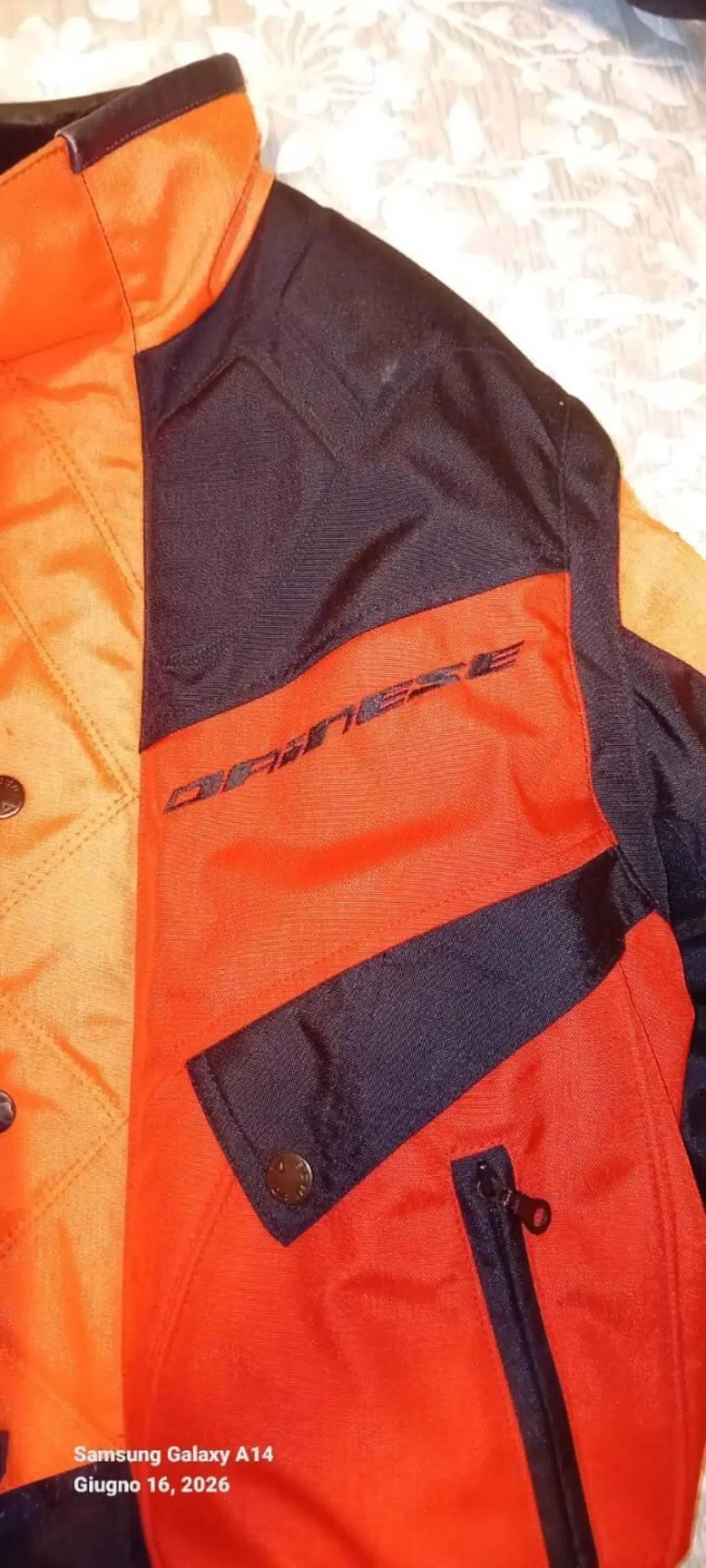 Giacca Moto Uomo Dainese in Cordura - Rosso/Nero - (3)