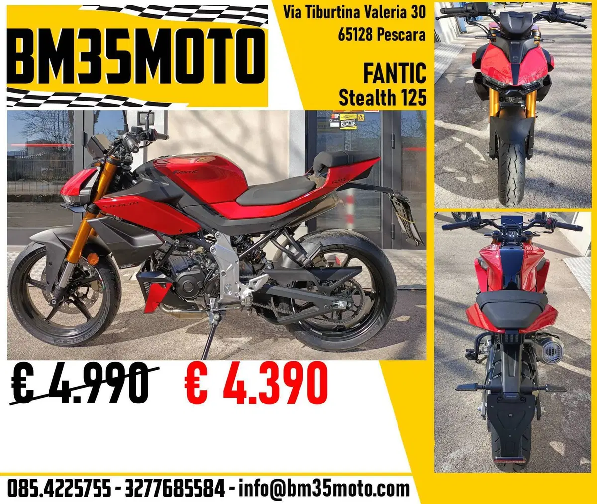 Fantic Motor Stealth 125 (2025 - 26)