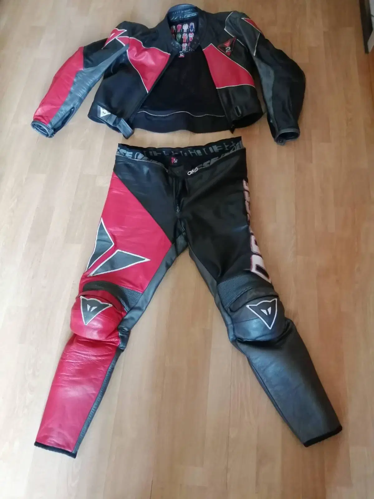 TUTA DUE PEZZI PIENO FIORE DAINESE TAGLIA 54 (5)