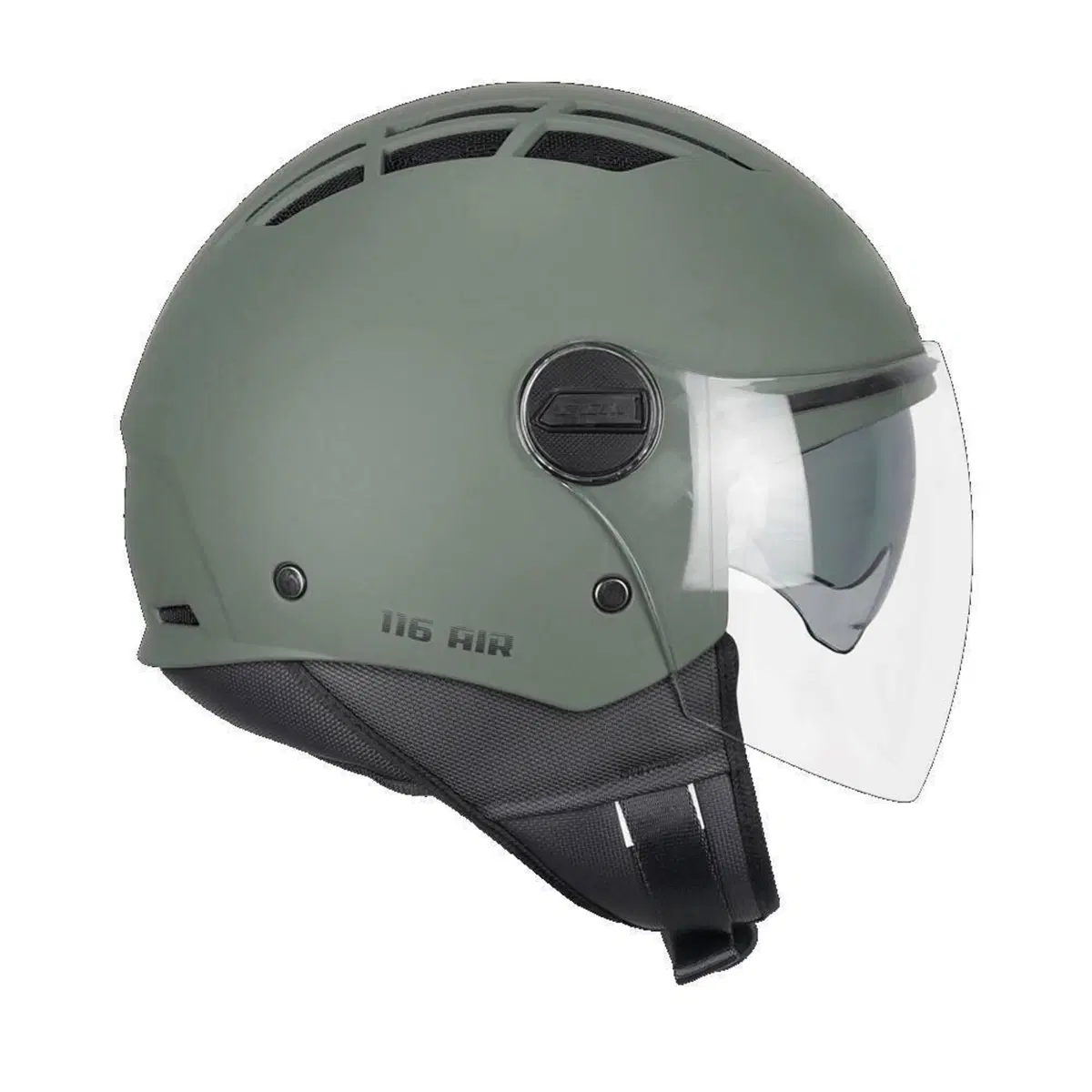 Casco CGM 116A AIR Verde Opaco Taglia M (3)