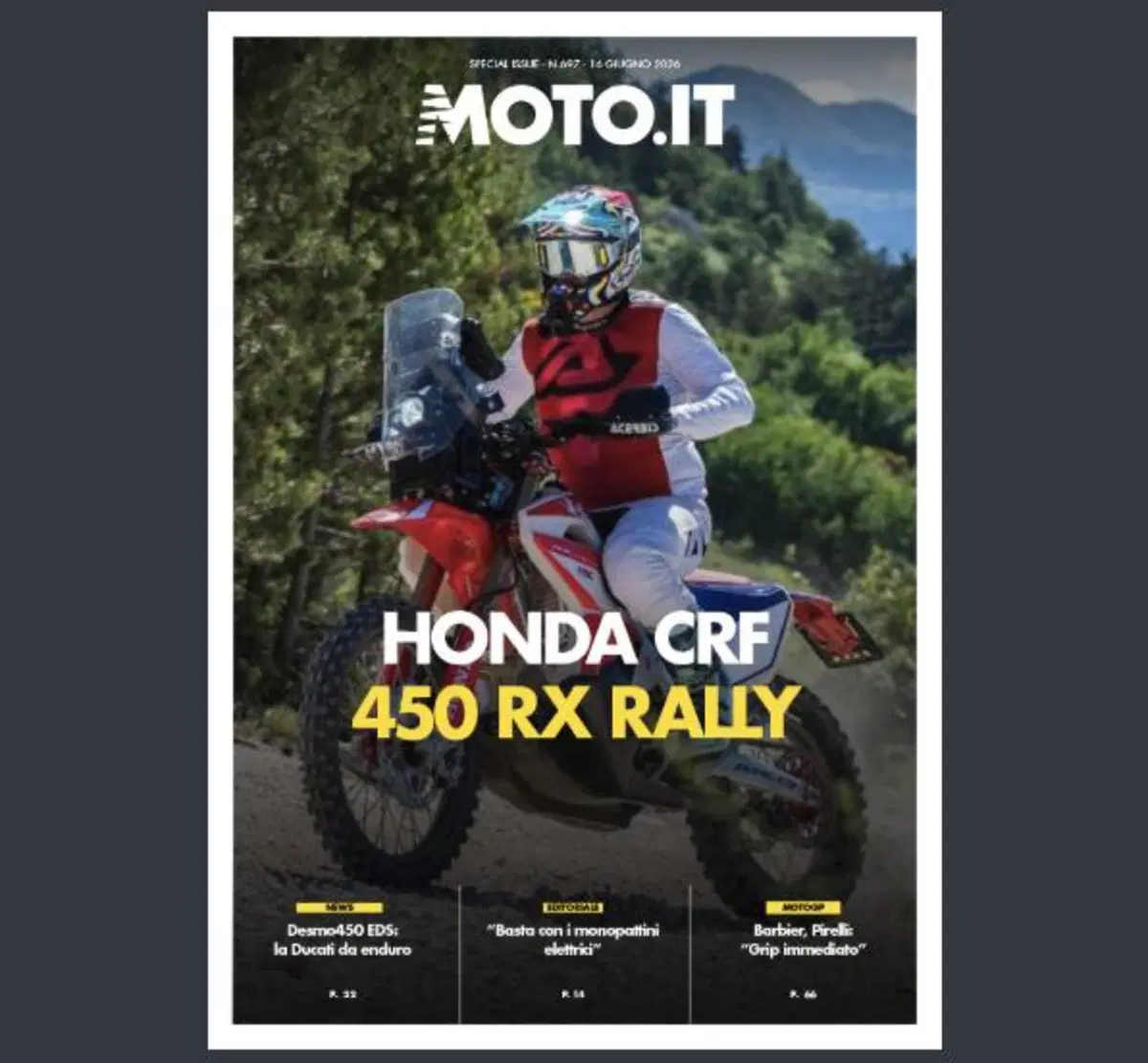 Scarica il Magazine n&deg;697 e leggi il meglio di Moto.it