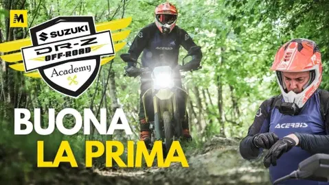 Dentro la Suzuki DRZ Offroad Academy: la DR‑Z4S per imparare le basi dell'enduro