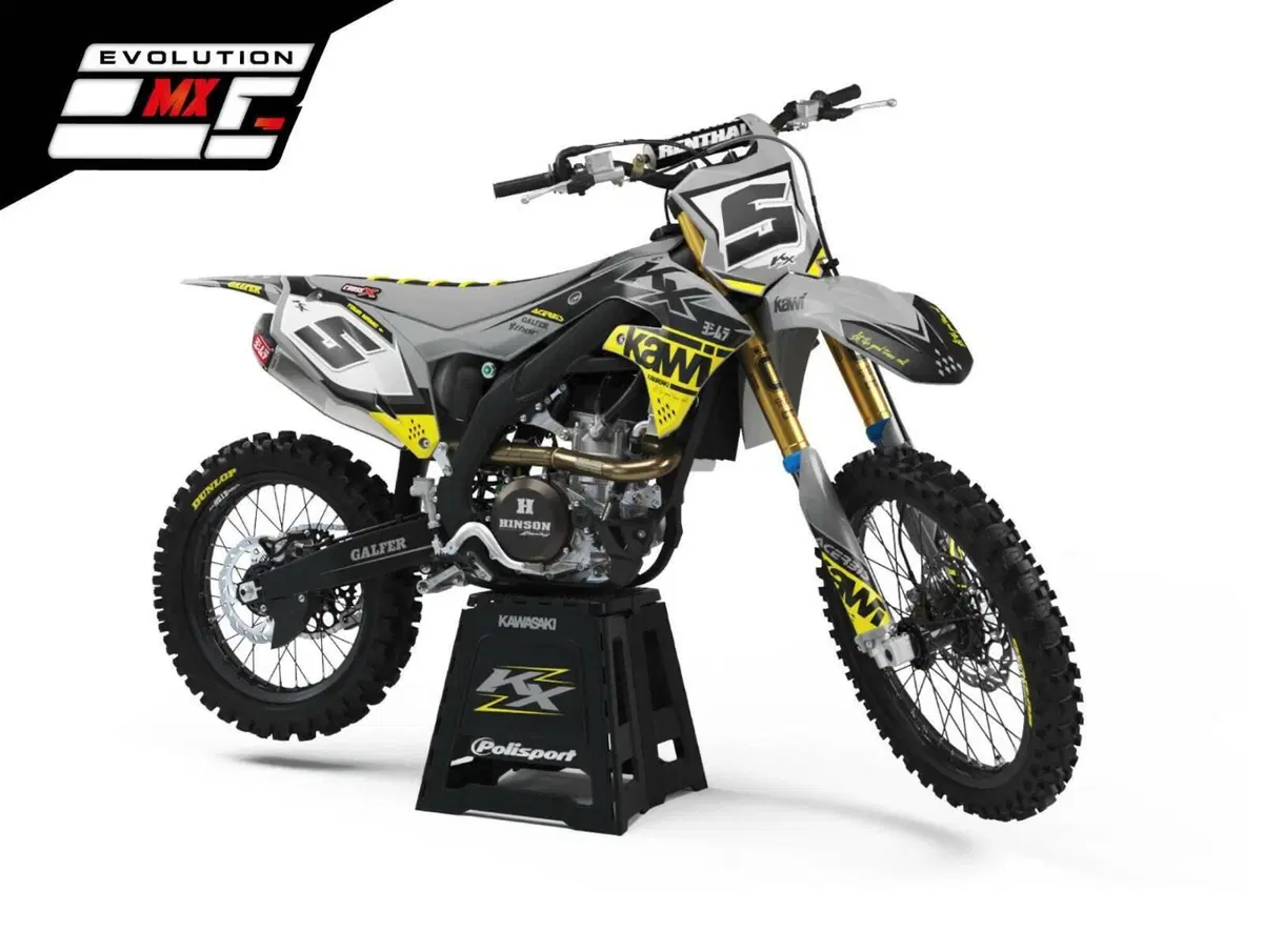 Kit Grafiche Kawasaki Venom KXF 250 450 Evolution Mx Graphics (2)