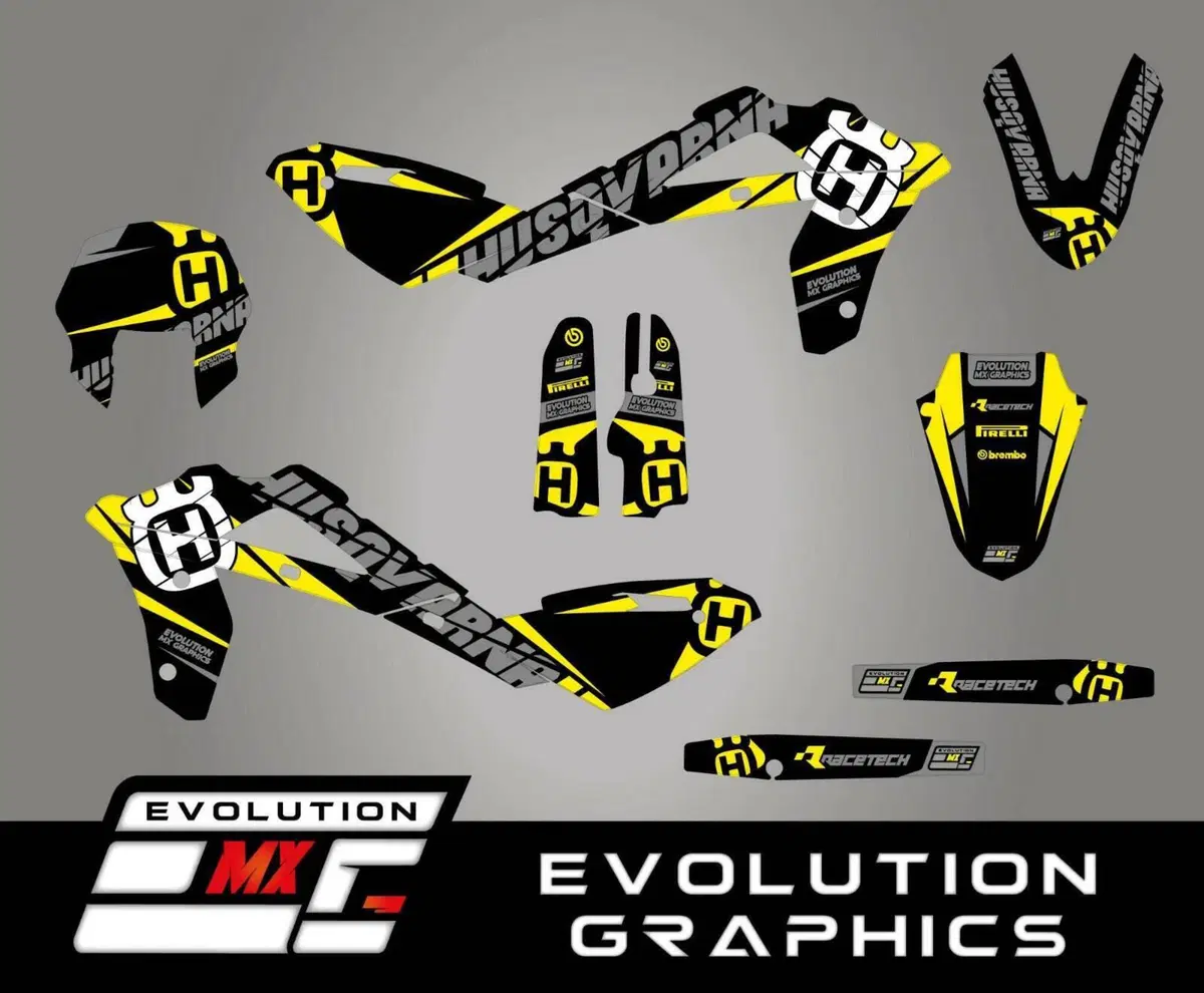 Kit Grafiche Adesivi Husqvarna TC TE Dark 2.0 Crys Evolution Mx Graphics (3)