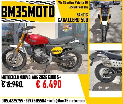 Fantic Motor Caballero 500 Scrambler (2025 - 26) nuova