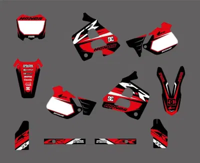 Kit Grafiche Honda CR125 CR250 F.C.T. 1991-1992 Evolution Mx Graphics