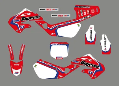 Kit Grafiche Honda B.SEN CR125 CR250 1998-1999 Evolution Mx Graphics