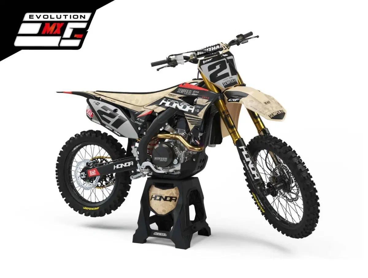 Kit Grafiche Honda Semper CRF250 CRF450 18-21 Evolution Mx Graphics (2)
