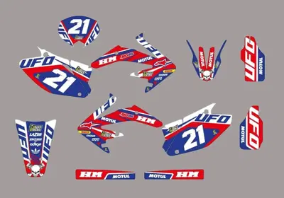 Kit Grafiche T.C. HM Derapage 50 125 Crystal Evolution Mx Graphics