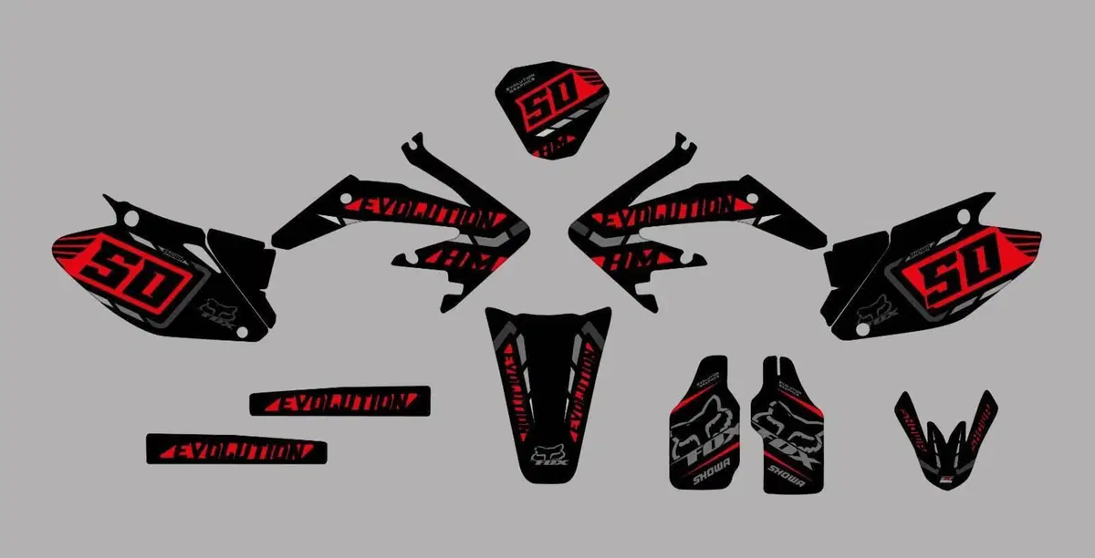 Kit Grafiche EVO 2K23 HM Derapage Vent 50 125 Evolution Mx Graphics